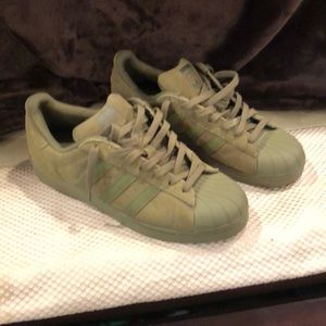 Olive Green Shell Top Adidas